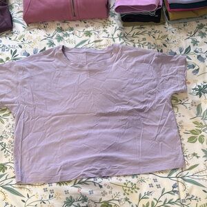 lululemon athletica Lavender Crop Top